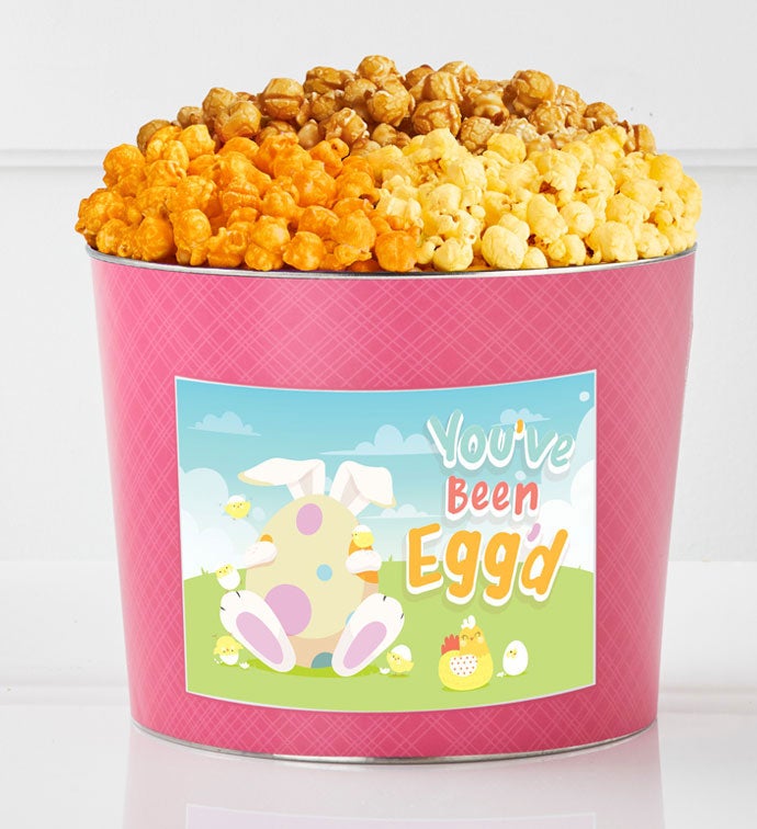 You've Been Egg'd 3 Flavor Popcorn Tins